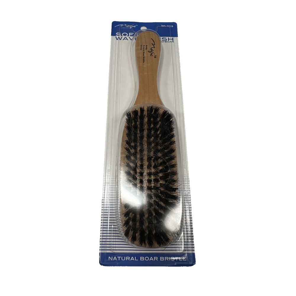 magic soft wave brush boar bristle 7719